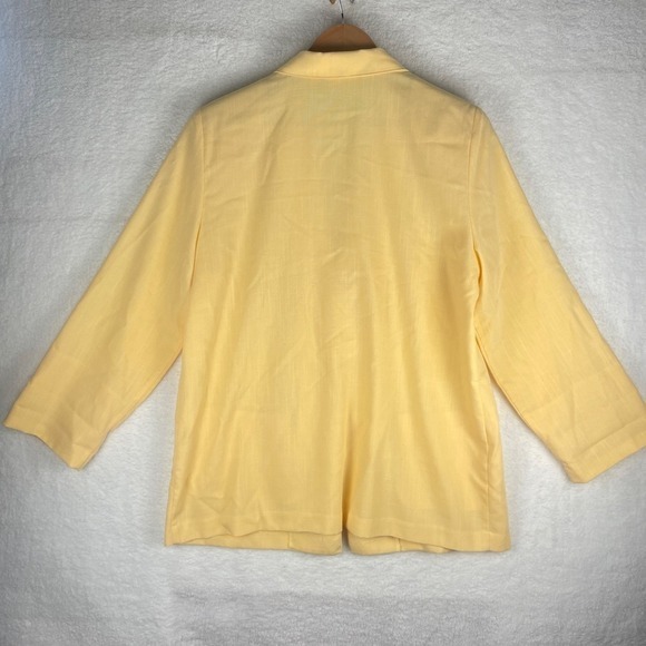 Vtg Sag Harbor Sz 14P Blazer Academia Preppy 80s 90s Bright Boho Retro Cottage - Picture 4 of 16